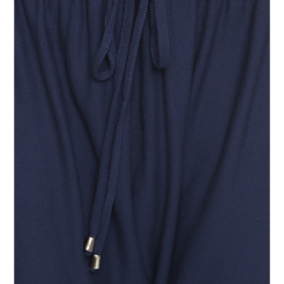 🆕 $398 Ronny Kobo Yelena Jumpsuit Midnight Blue - Picture 7 of 8